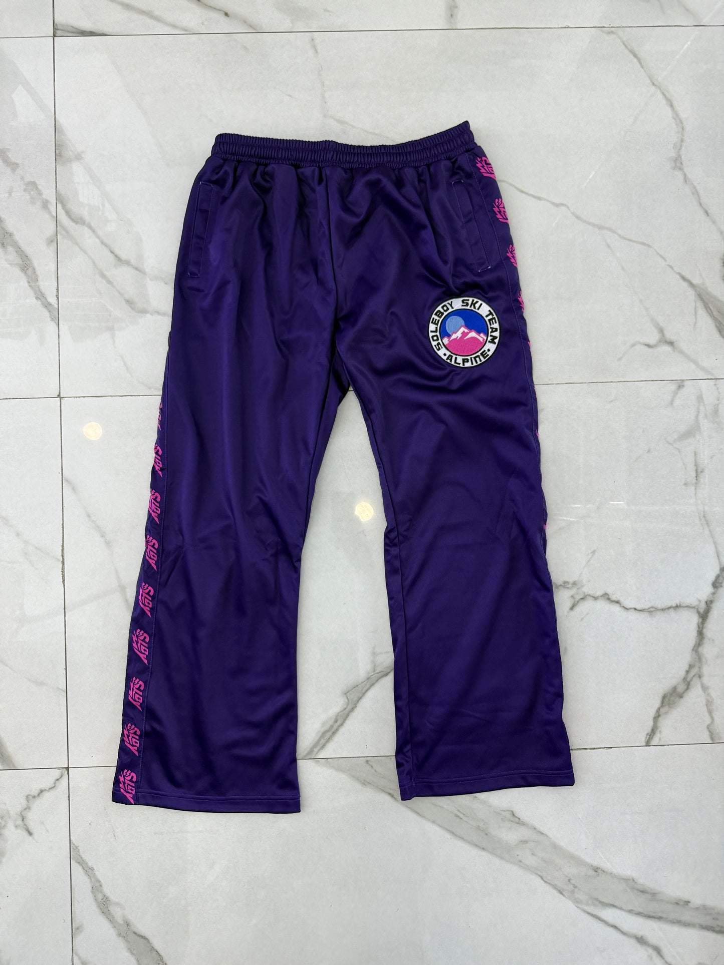 Alpine Ski Track Pants (Purple)
