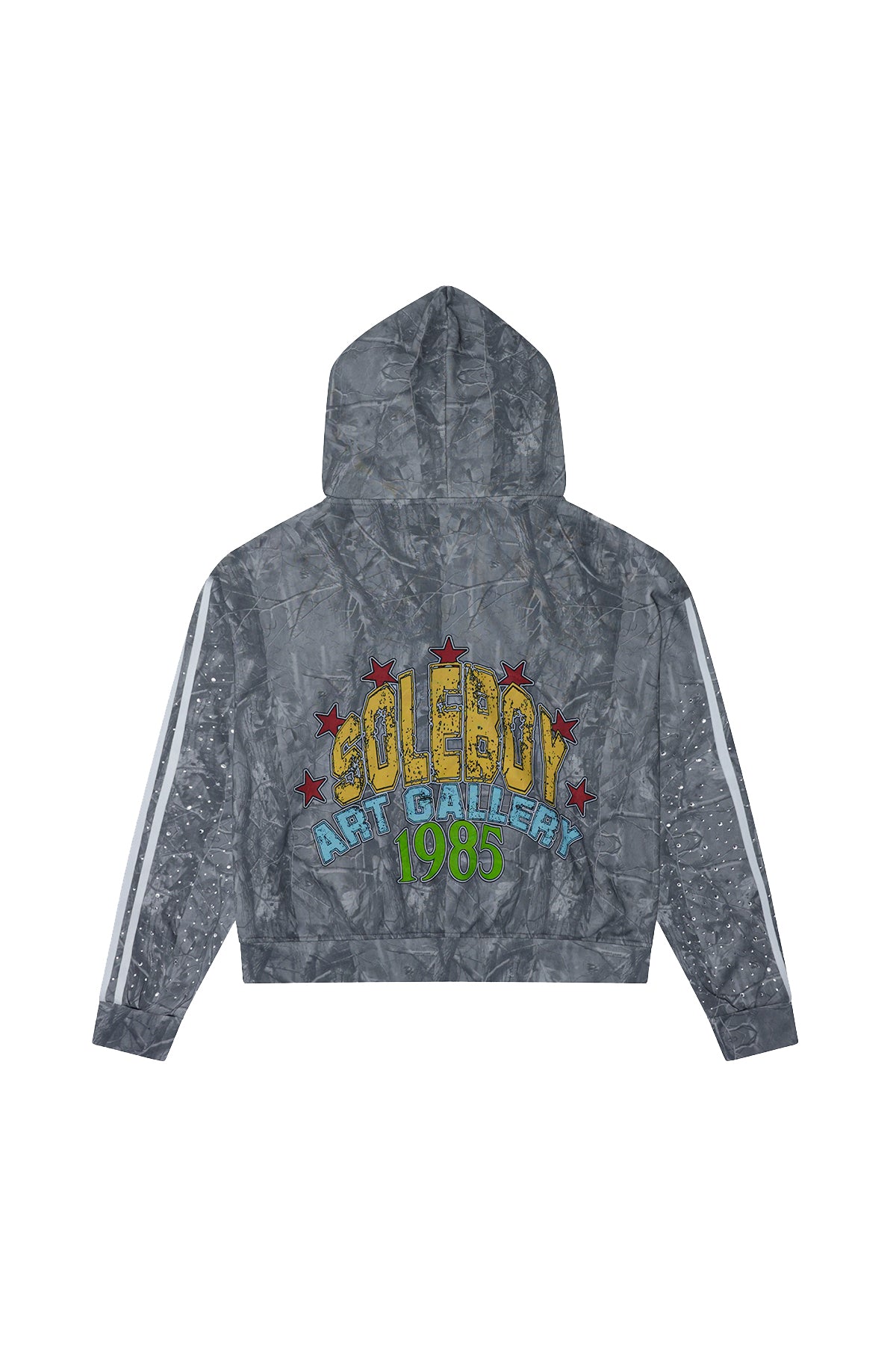 Concrete Camo Tree Zip-Up