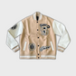 REAPER VARSITY JACKET [CREAM]