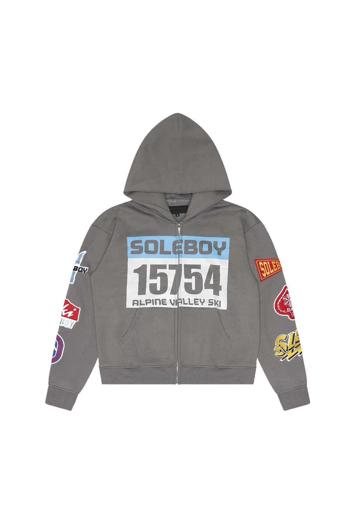 Ski Patrol Patch Hoodie (Gray)